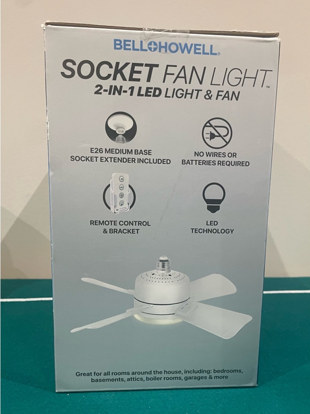 Socket Fan Light - Picture 3 of 4